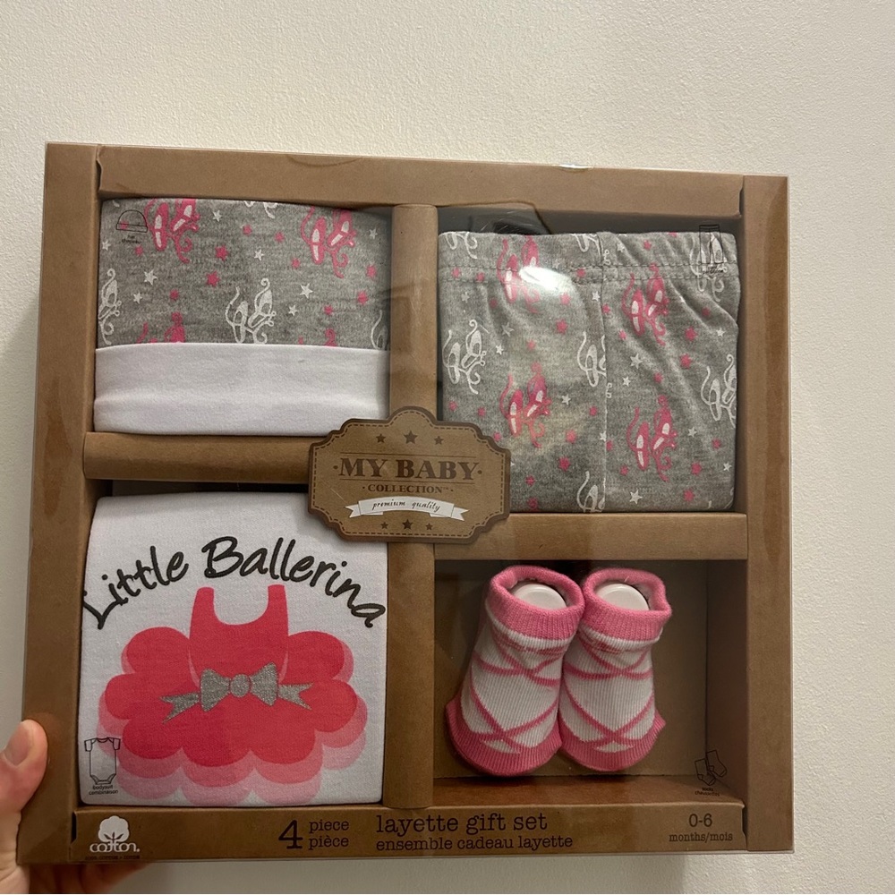 0-3months baby girl layette gift set